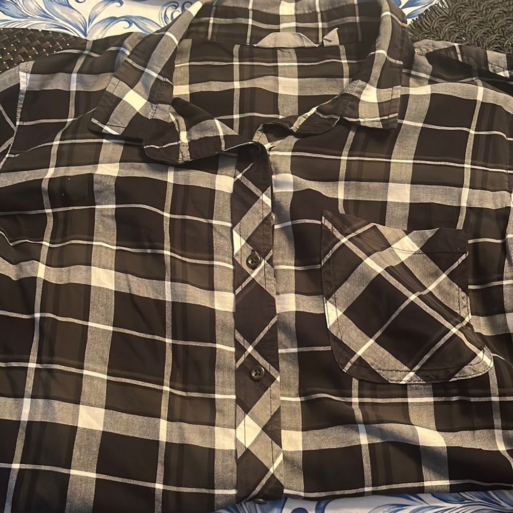 Athleta plaid shirt